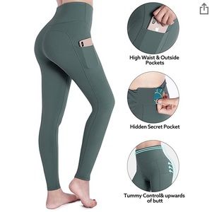 High Waist Yoga Pants With Pockets